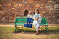Embroided White Kashmiri Pheran