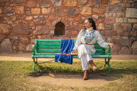 Embroided White Kashmiri Pheran